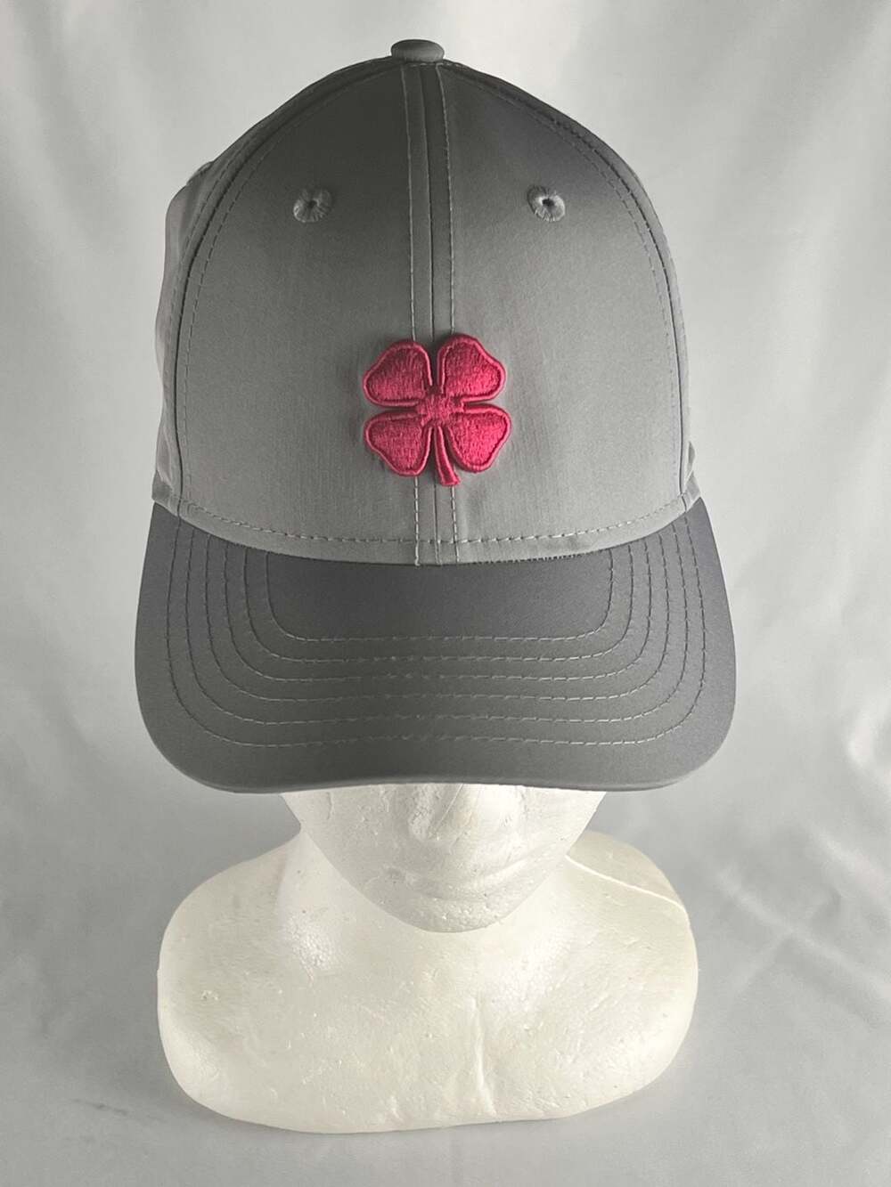 Black Clover Live Lucky Golf Hat - Gray/Pink